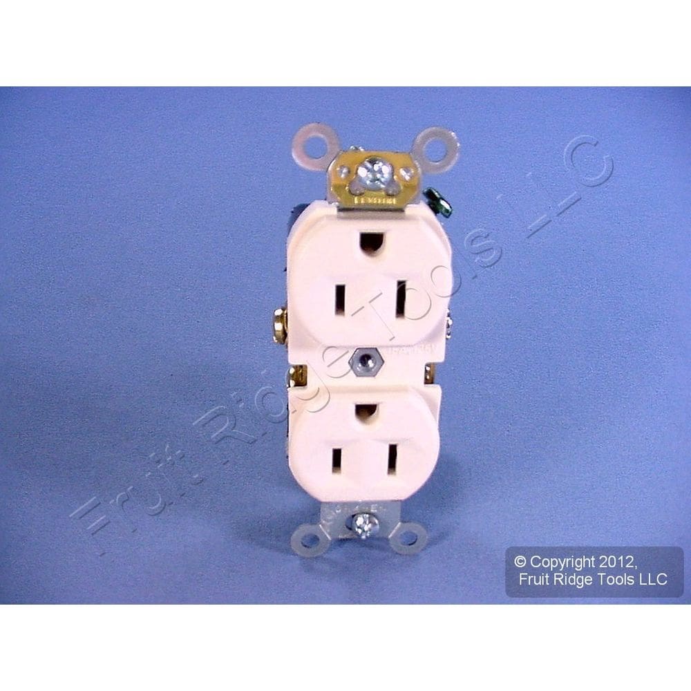 Tomada elétrica Leviton LTA15A Duplex 15A 125V Light Almond