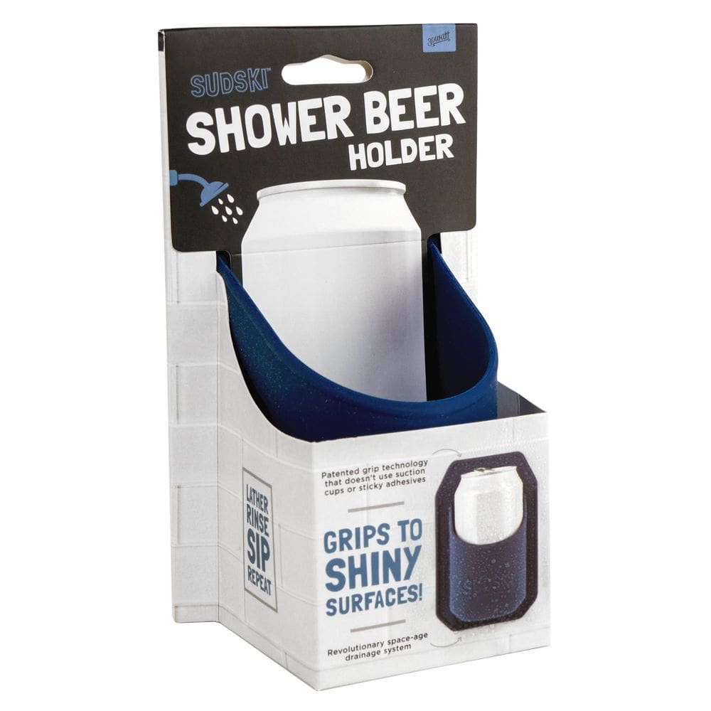 Suporte de lata de silicone azul de 30 watts Suporte de cerveja para chuveiro