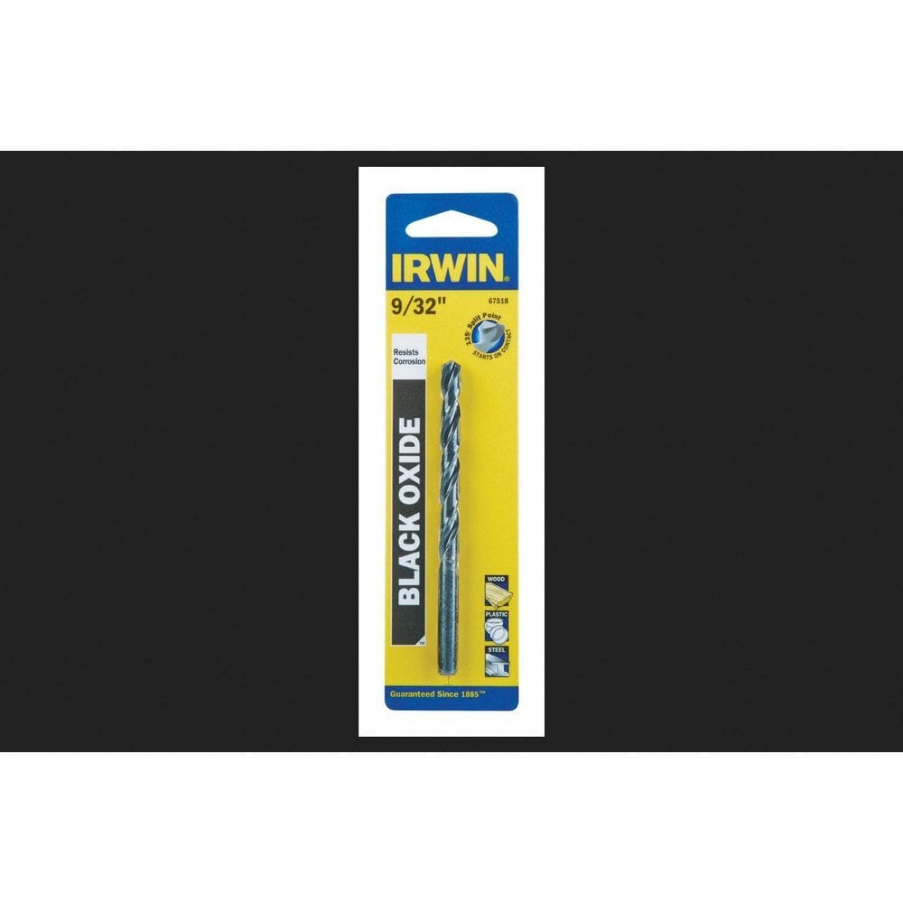 Broca IRWIN 9/32” Black Oxide HSS 11 cm