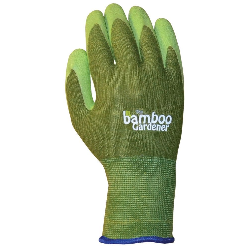 Luvas de trabalho para jardineiro Atlas C5301M Rayon de bambu verde médio