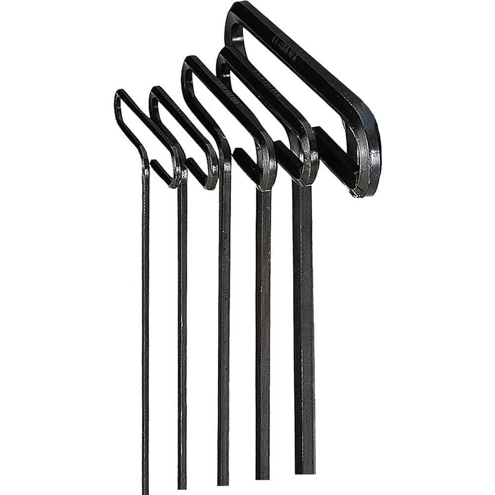 Conjunto de chaves em T hexagonal Wrench Eklind Tool 35165, métrico de 2,5 a 6 mm e 15 cm