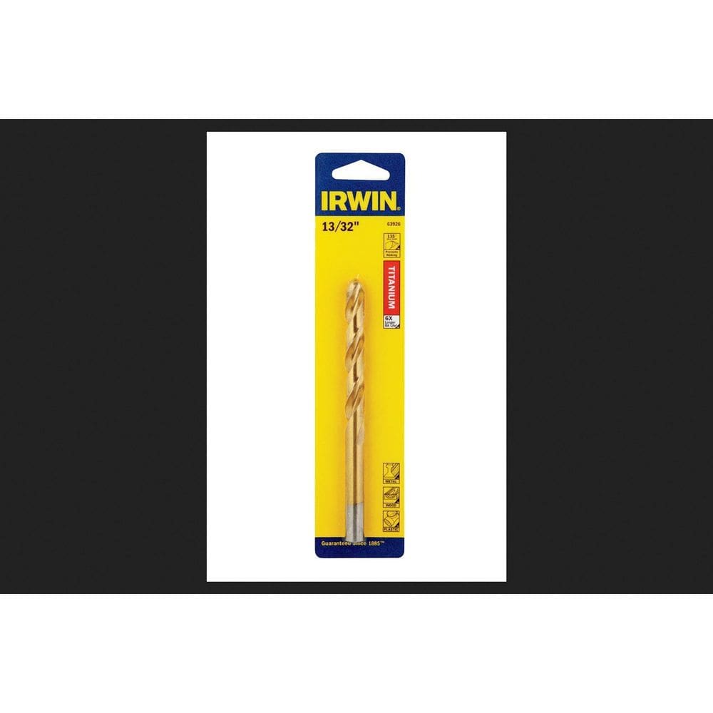 Broca Irwin 13/32” com haste de 3/8” revestida de titânio