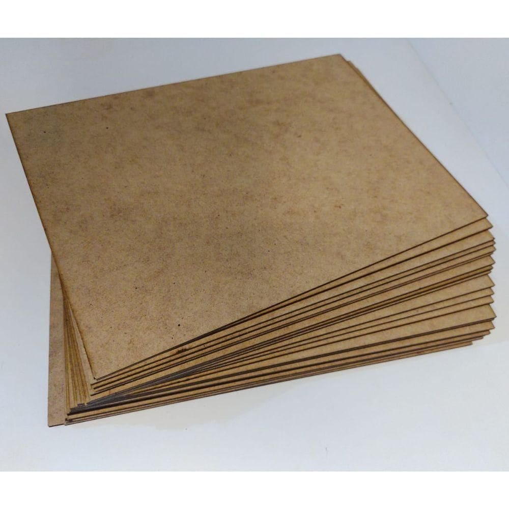 Placas Quadros Chapas Mdf Cru 3mm 20x28 Artesanato 15 Uni