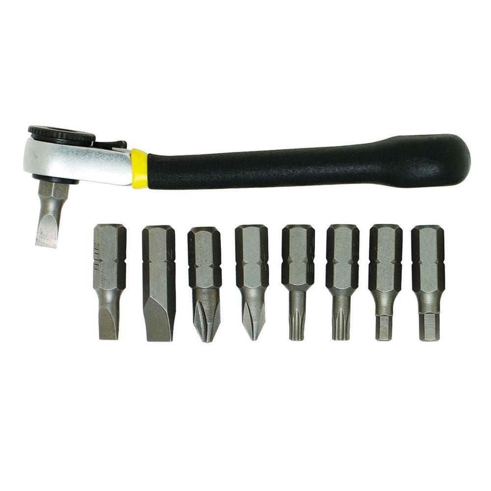 Conjunto de chaves de fenda Ratchet Offset General Tools de 9 peças