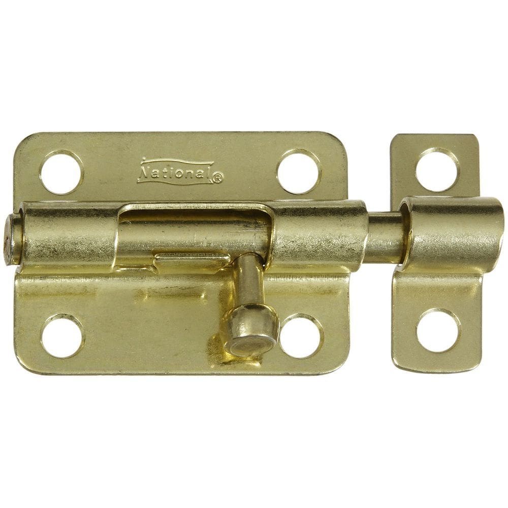 Parafuso de barril National Hardware N151-589 V834 em latão