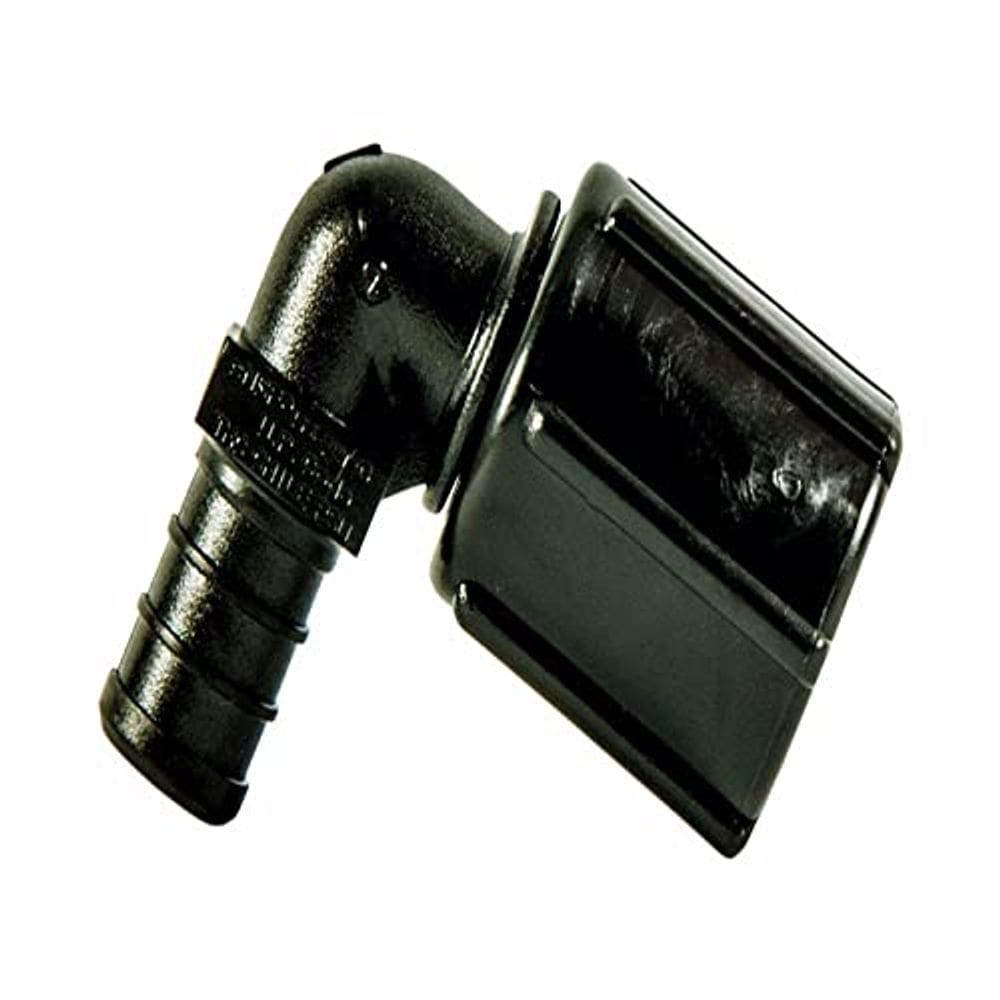 Cotovelo de crimpagem de plástico Ecopoly 32816 SWV 1/2” FPT, pacote com 5