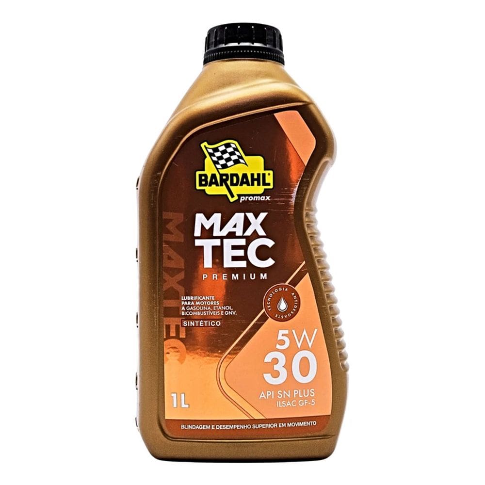 Oleo Bardahl Max Tec Premium 5W30 Sn Plus Ilsac Gf-5 1 Litro