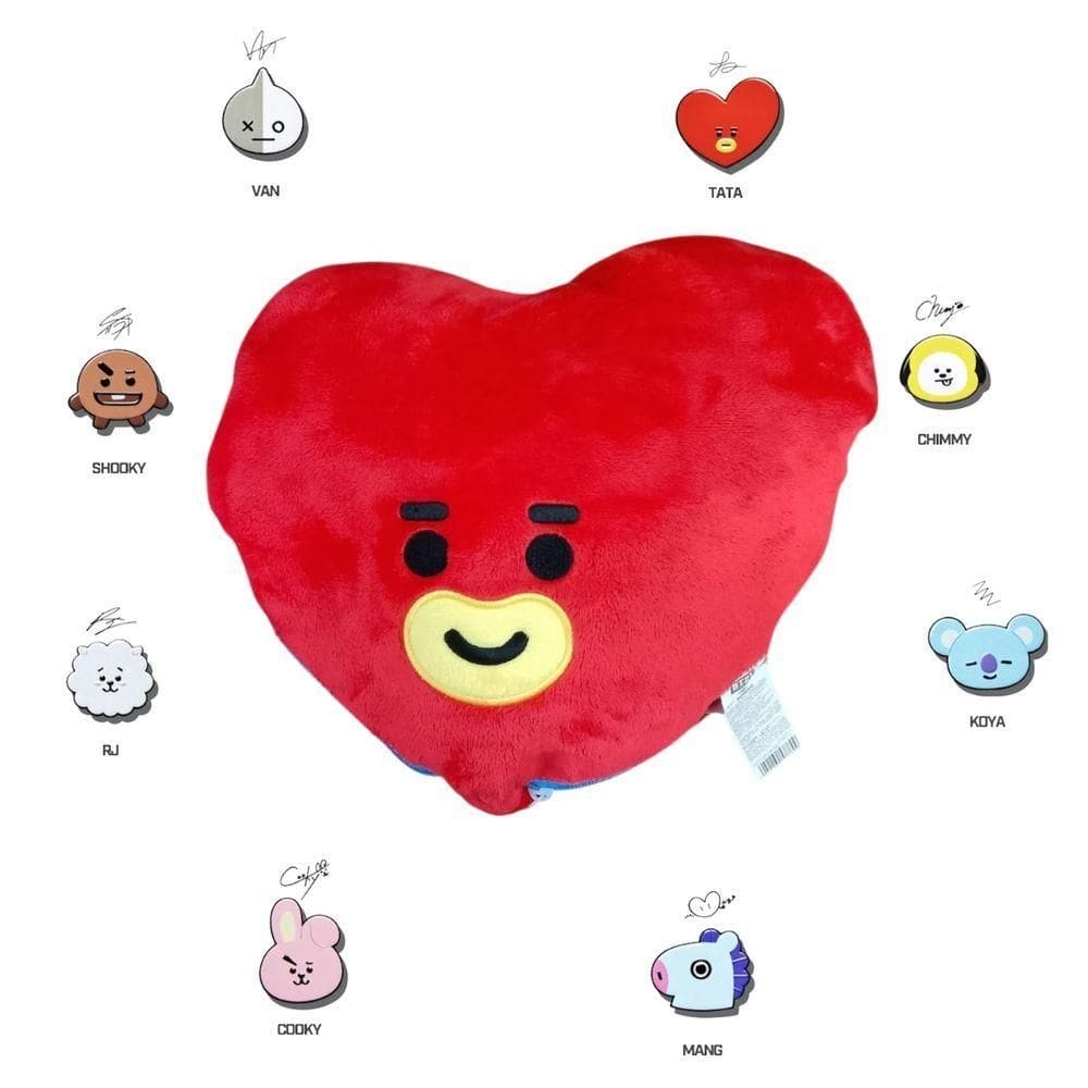 Manta Almofada Tata Personagens Bt21 Presente | Extra