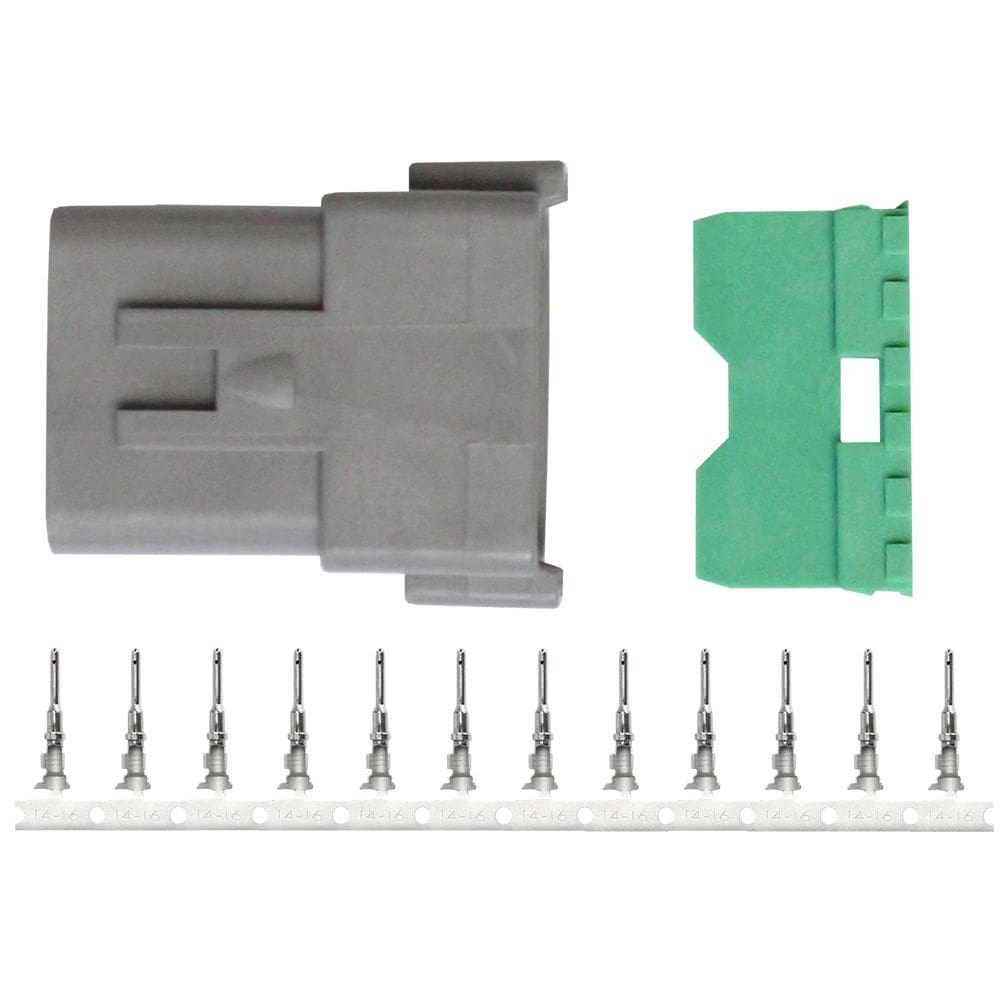 Kit de reparo Pacer DT Deutsch Receptáculo 14-18 AWG (12 posições)