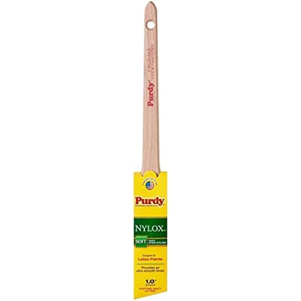 Pincel de pintura Purdy Nylox Dale Angular Trim, cerdas macias de 2,5 cm