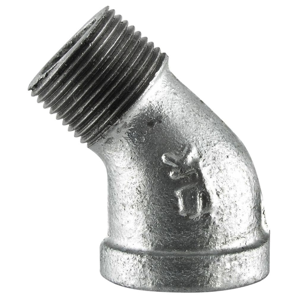 Encaixe de tubulação de mangueira LDR Industries 311 SE45-38 galvanizado 3/8”