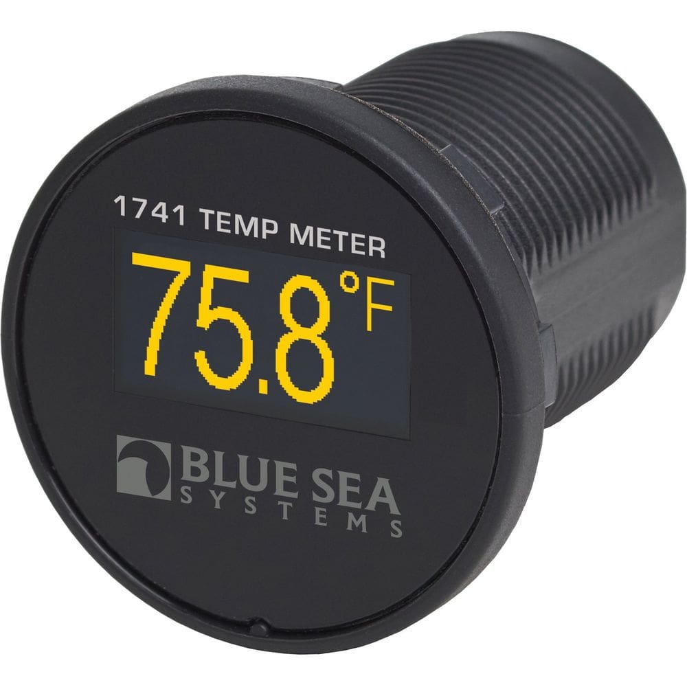 Medidor eletromecânico Blue Sea Systems 1741 Mini OLED Yellow