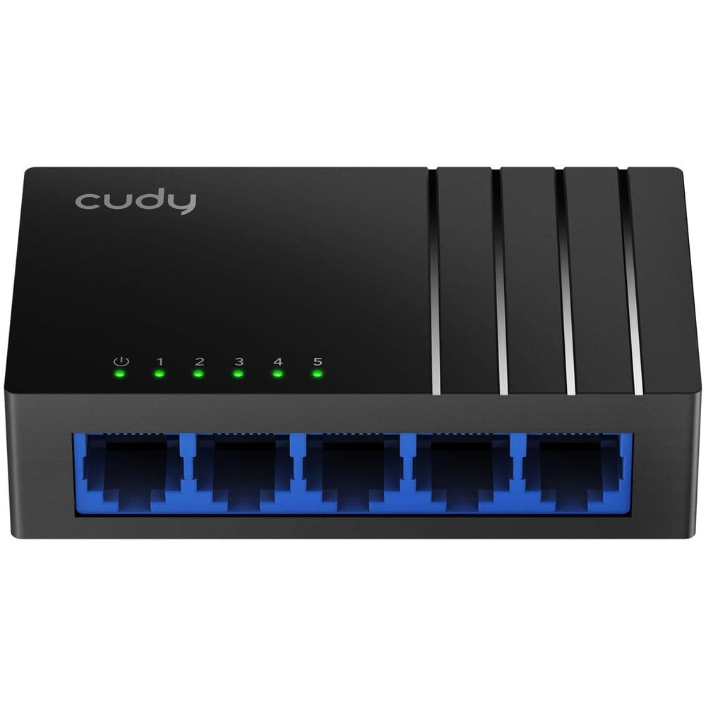 Switch de rede Cudy GS105D de 5 portas Gigabit Fanless Desktop