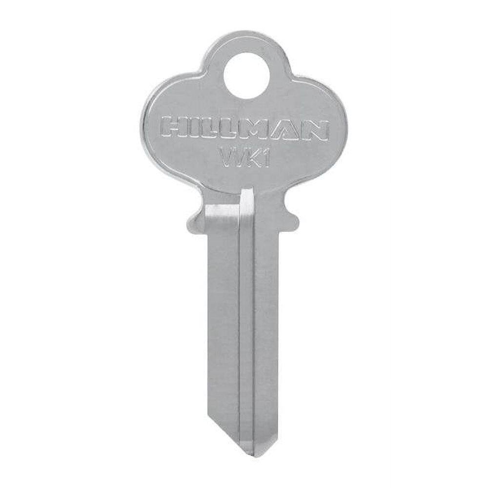 Chave Hillman WK-1 BL em branco universal de face única