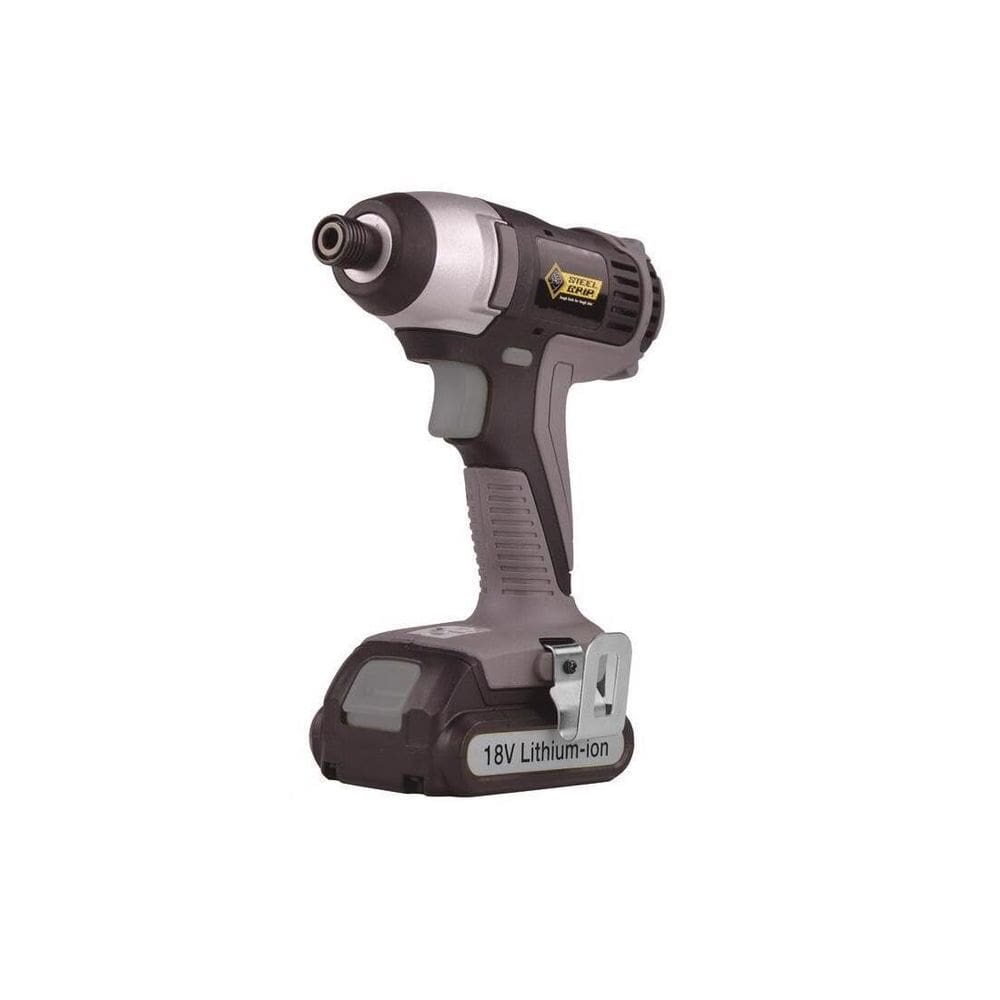 Controlador de impacto sem fio Steelgrip 18V com indicador de bateria LED