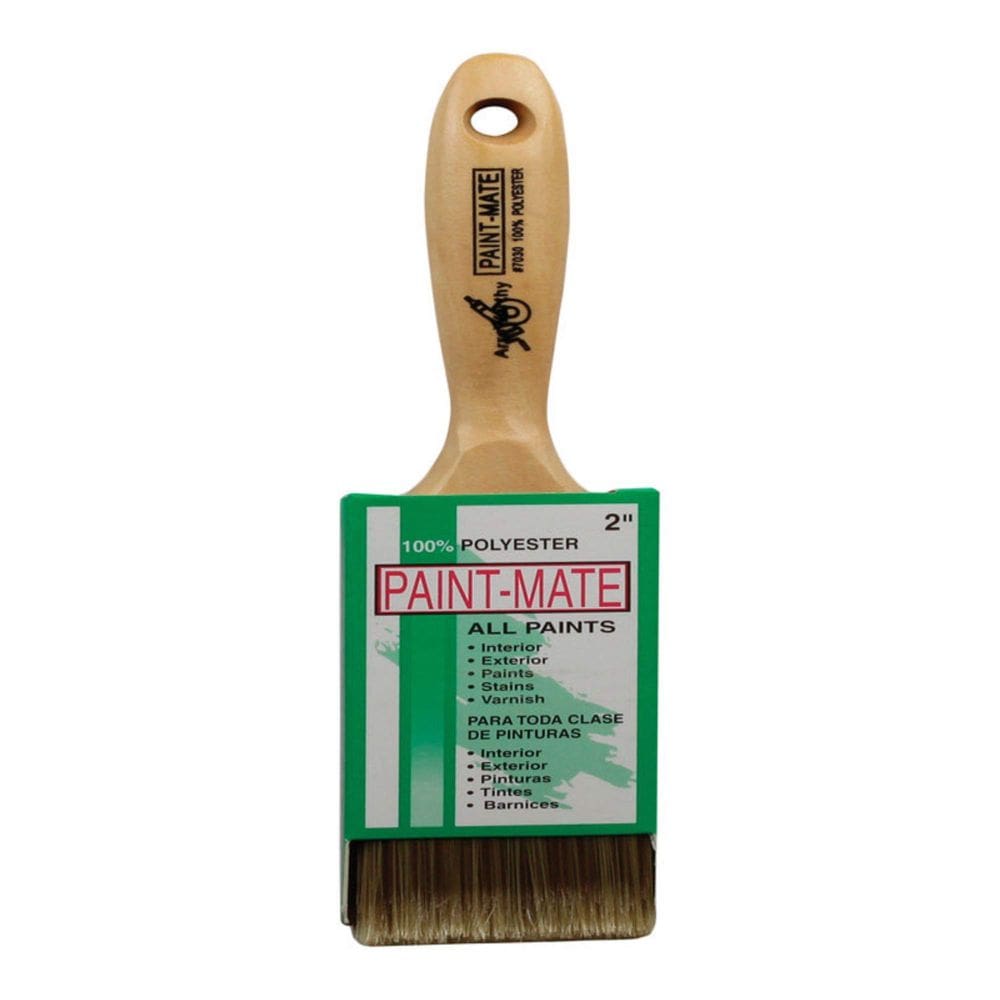 Pincel de pintura Arroworthy 7030 2” com alça de verniz acetinado