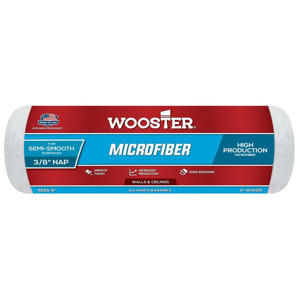 Rodillo de Pintura Wooster R523-9 Microfibra 9” Liso