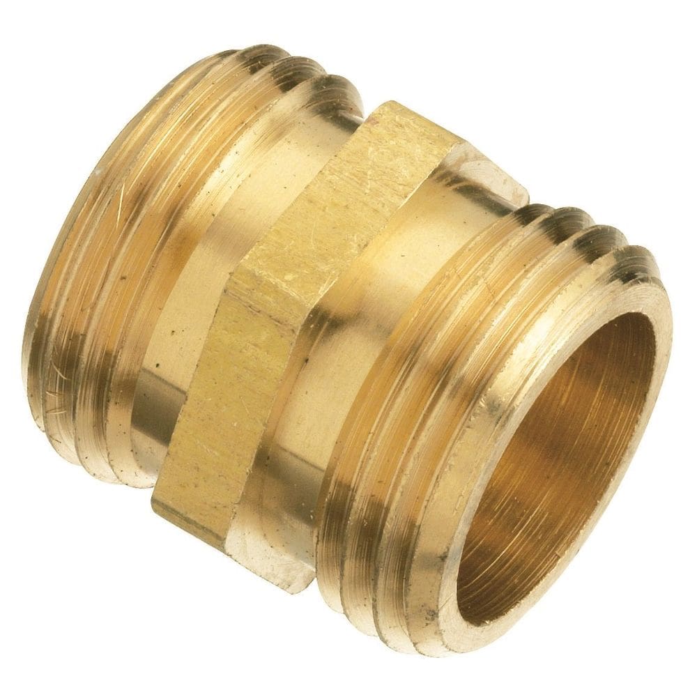 Adaptador de mangueira de jardim Plumb Pak PP850 Brass 3/4 “x 3/4”