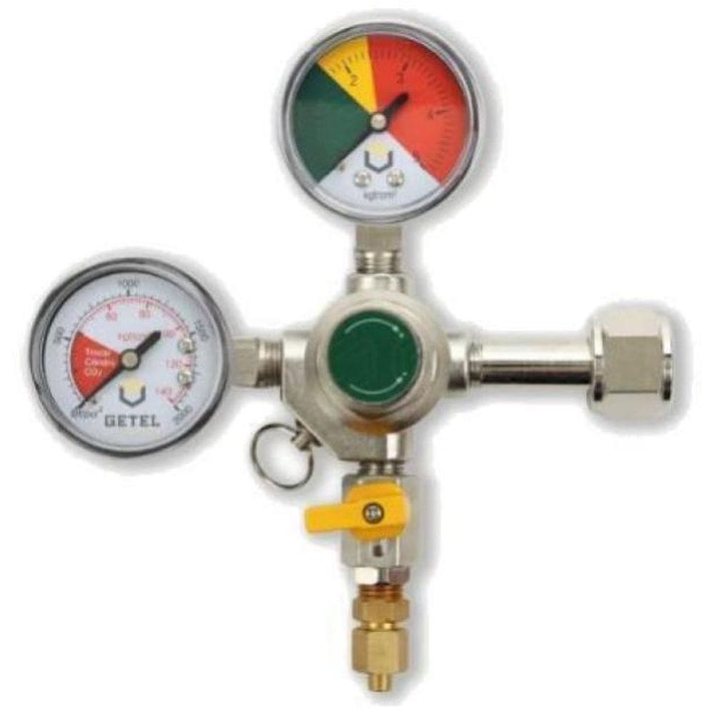 Regulador De Pressão Co2 Manômetro - 1 Via Para Chope