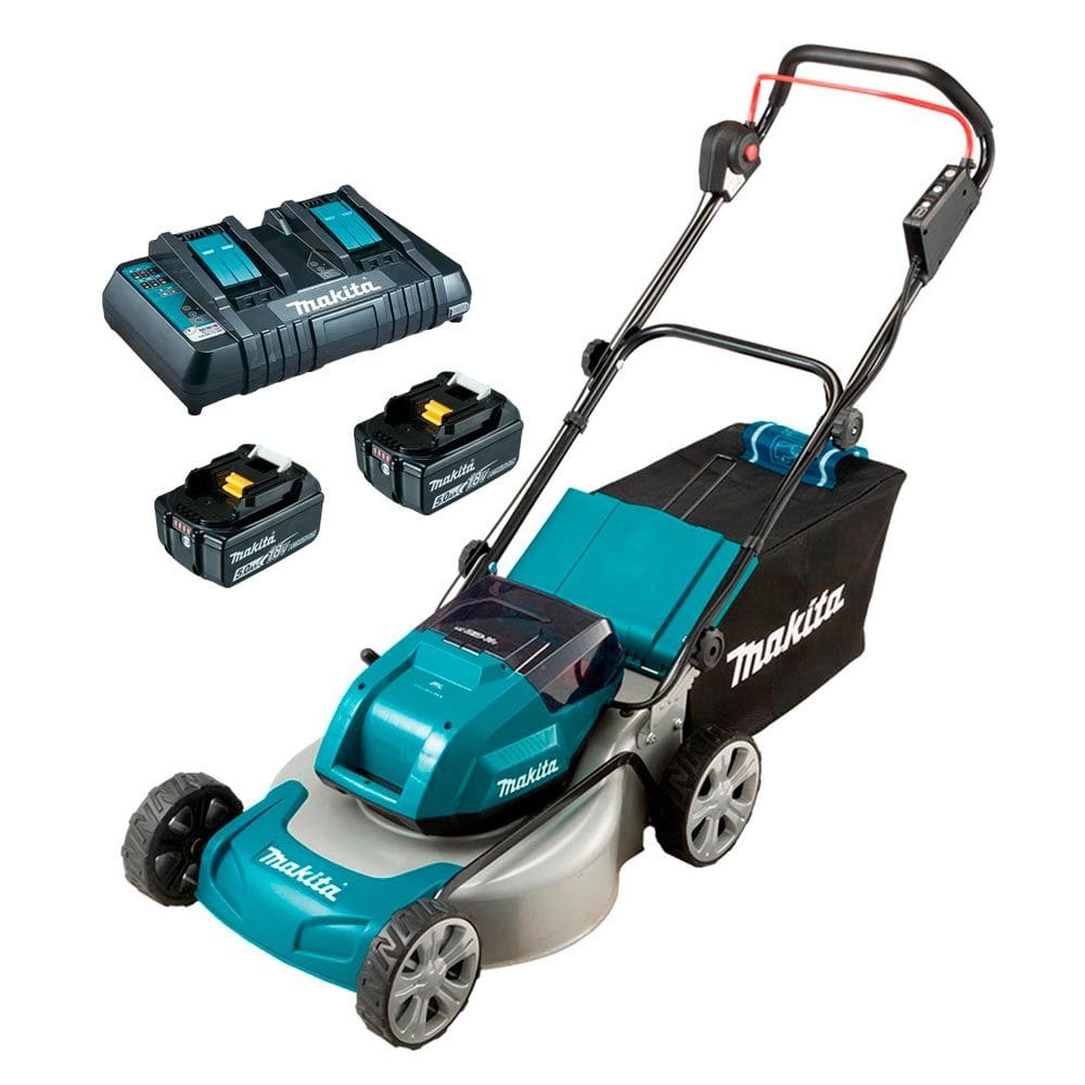 Cortador Grama 2 Bateria 36V (18V+18V) 5Ah 46cm DLM460ZC Makita 127V