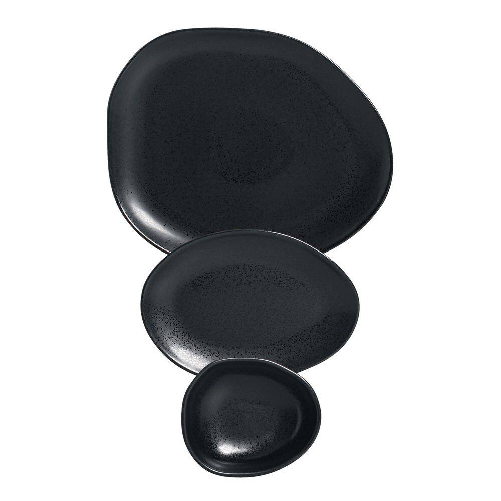 Jogo de Pratos Oval 18 Peças Orgânico Vanilla Porto Brasil