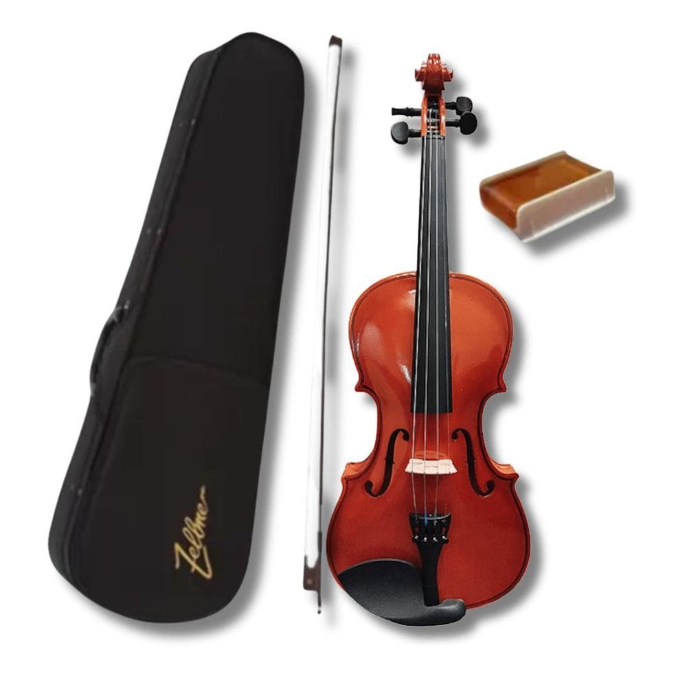 Violino 3/4 Madeira Natural Completo Zlm34Nv Zelmer