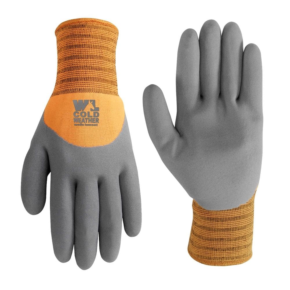 Luvas de trabalho com aderência térmica de inverno revestidas com látex Wells Lamont L