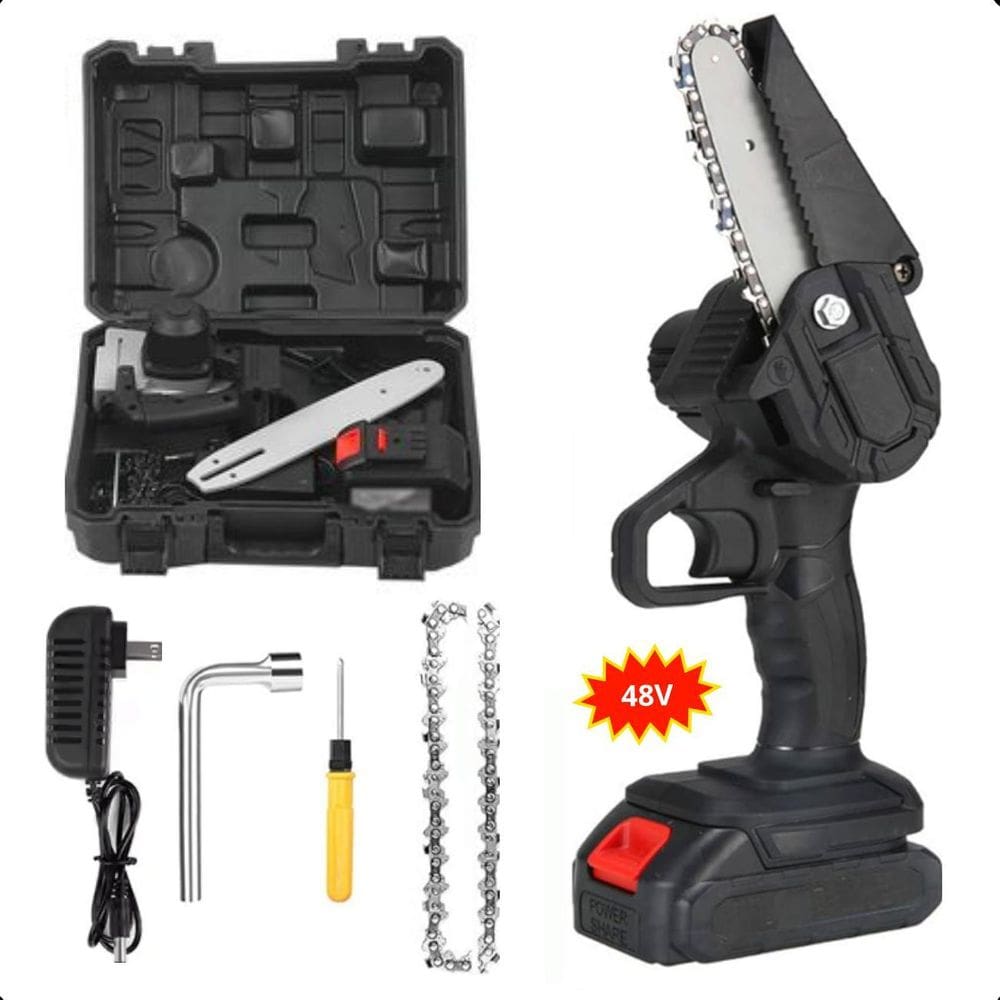 Mini Motosserra 48V Ideal Para Jardinagem