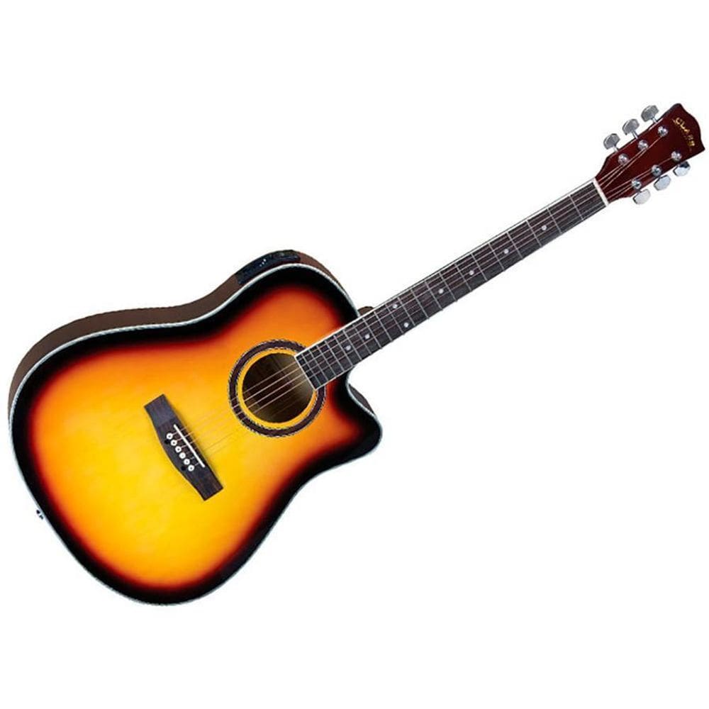 Violao Class Cld41Ce Folk Sb Sunburst