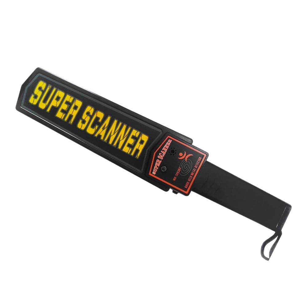 Detector de Metais Portátil MD 3003B1 Super Scanner Bastão Preto Alta Sensibilidade
