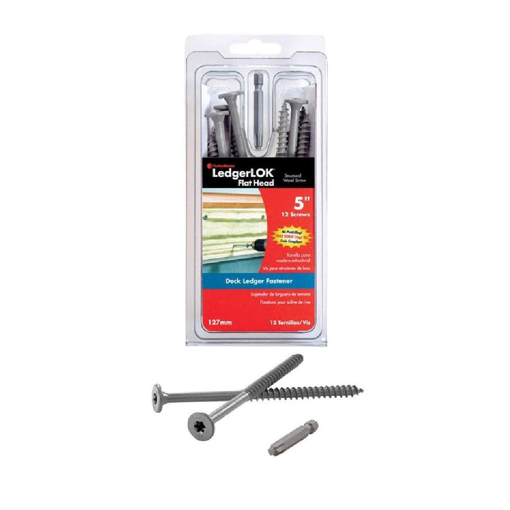Parafusos FASTENMASTER LedgerLok No. 14 x 12,7 cm Aço 12 unidades