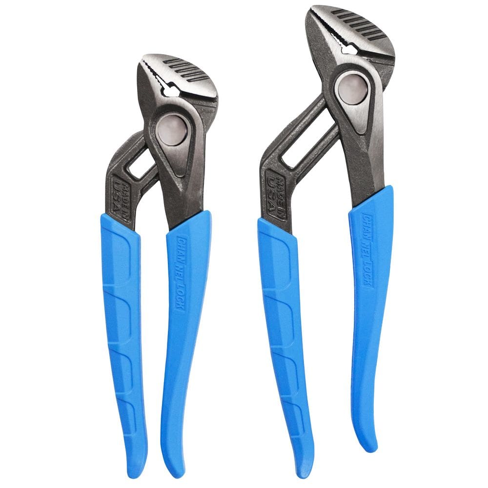 Alicate Channellock GS-1X, 2 peças, conjunto de linguetas e ranhuras SPEEDGRIP
