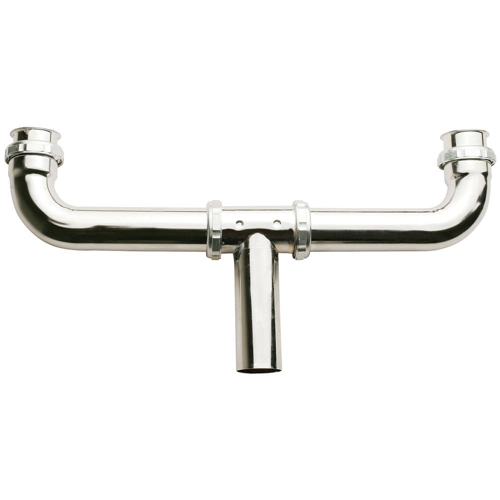 Pacote de prumo de resíduos de saída central PP924CP, calibre 22, 3,8 x 41 cm