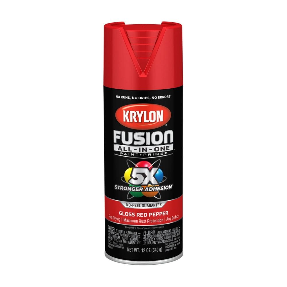 Tinta spray Krylon Fusion All-In-One Adesivo 355 ml de pimenta vermelha