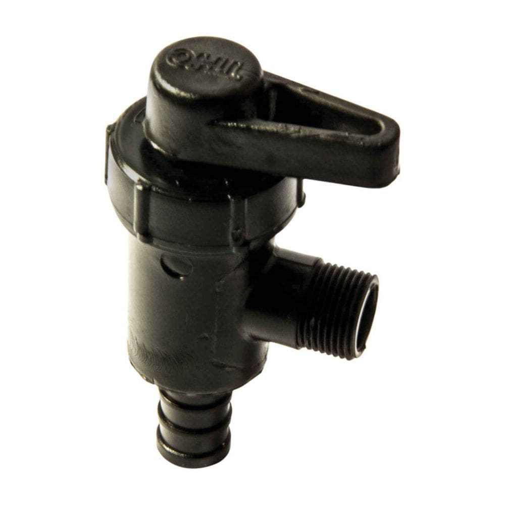 Válvula angular Ecopoly 31893 de 1/2 “x 3/8”, pacote de crimpagem de plástico 2