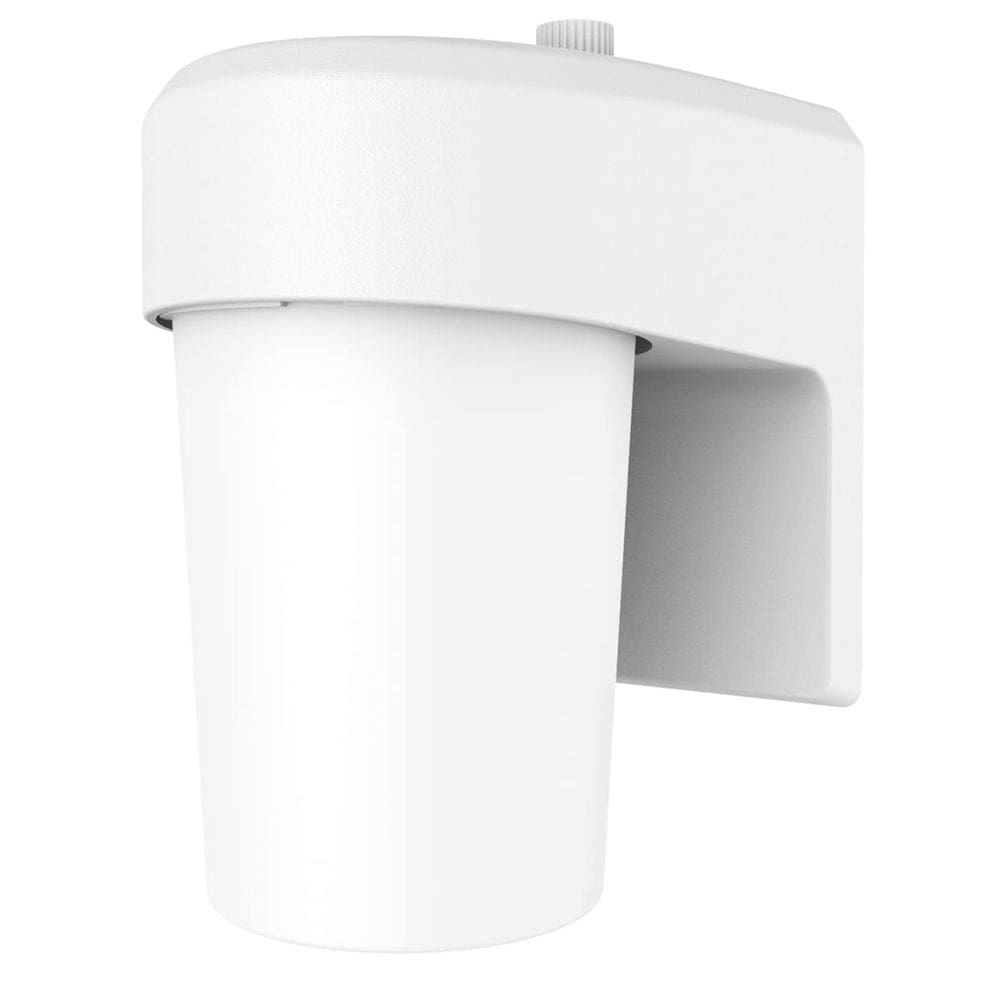 Arandela de lanterna externa HALO FE LED branco de 1 luz com LED do crepúsculo ao amanhecer