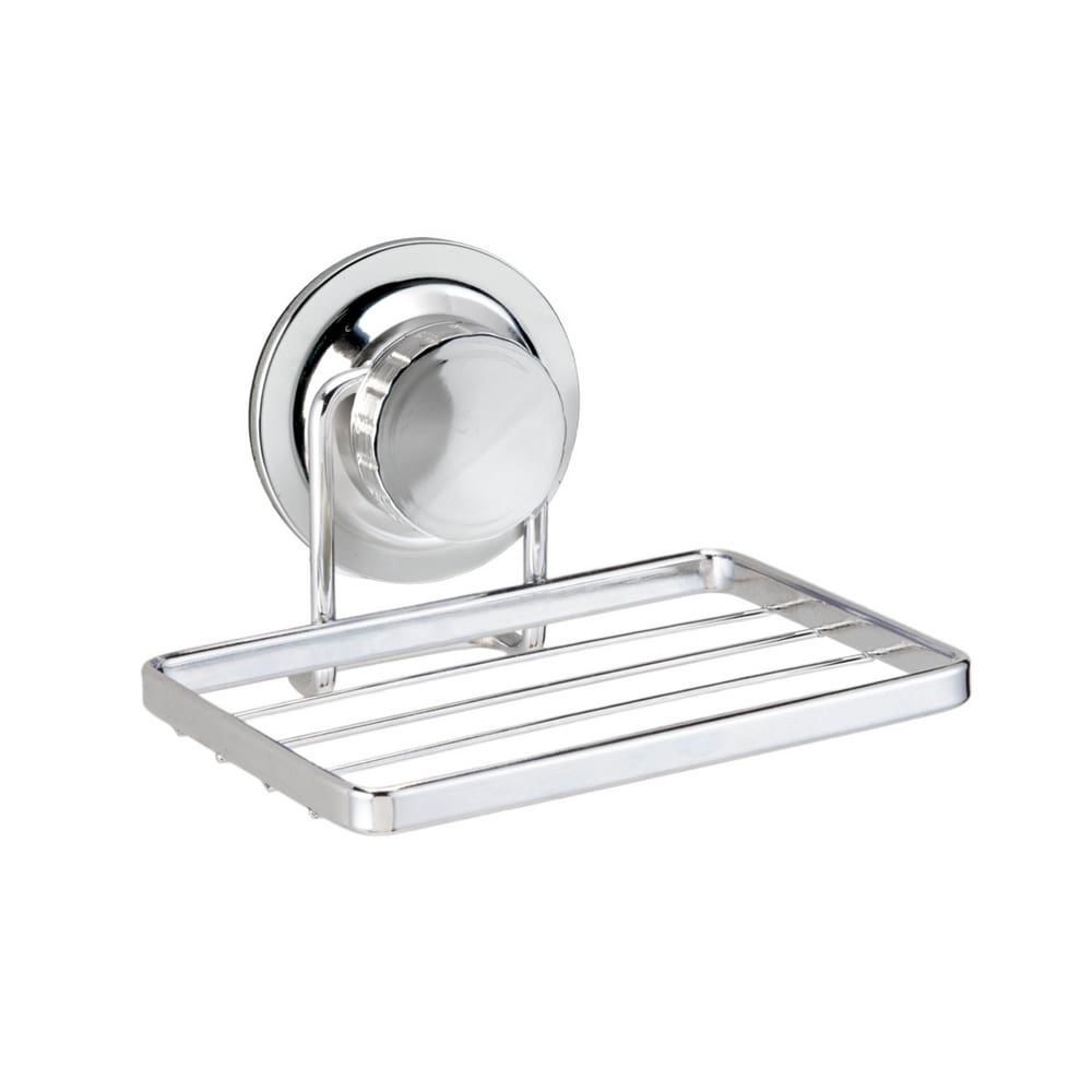 Saboneteira Ventosa Redonda Cromada 1347 Arthi