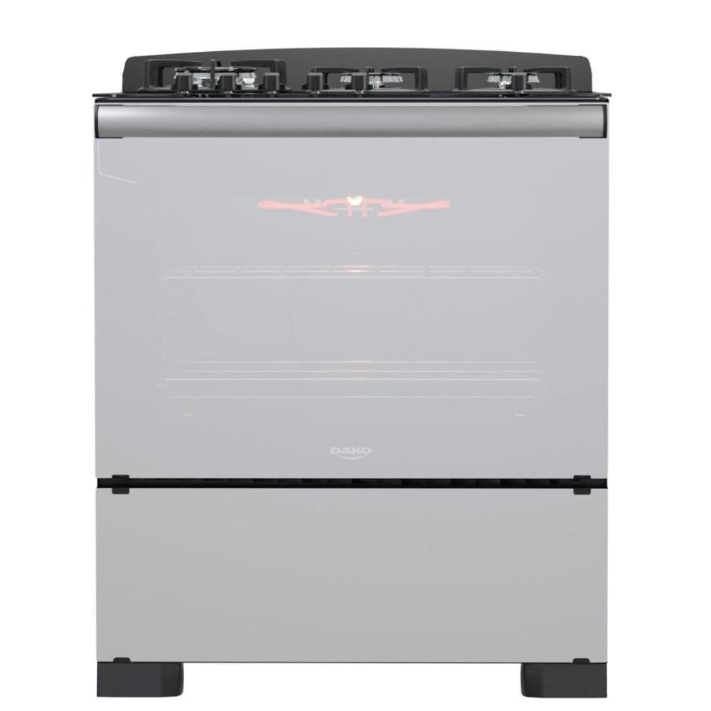 Fogão 5 Bocas Dako Diplomata Glass Grill Style Timer Bivolt