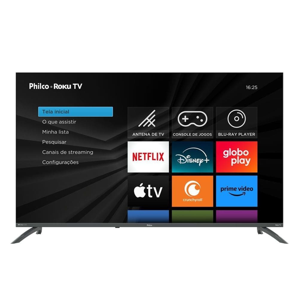 Smart TV Philco 50” LED Roku TV Dolby Áudio PTV50VA4REGB - Bivolt