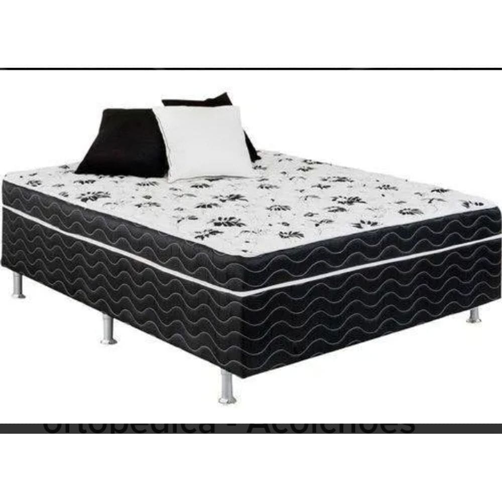 Cama Box Casal Conjugada Ortobom Union Ortopedic D28  53x138x188