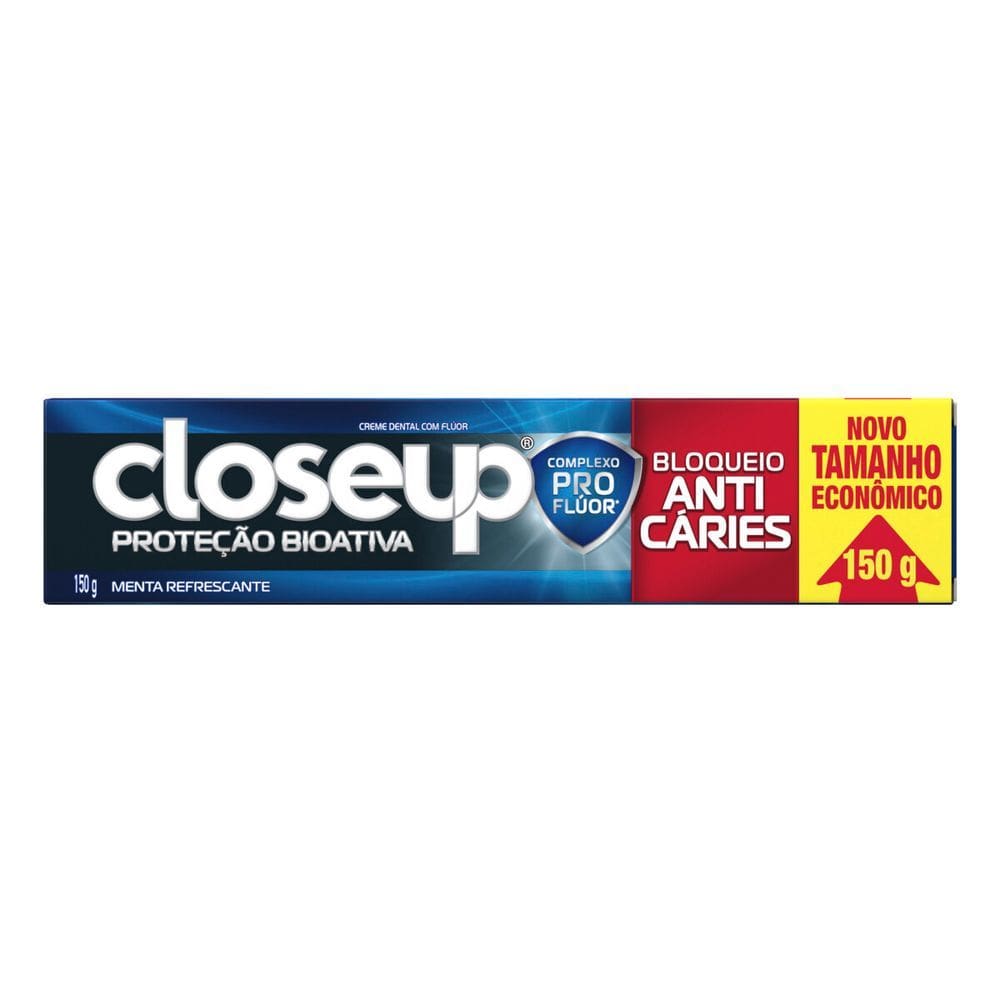Creme Dental Close Up Proteção Bioativa Anticáries 150g