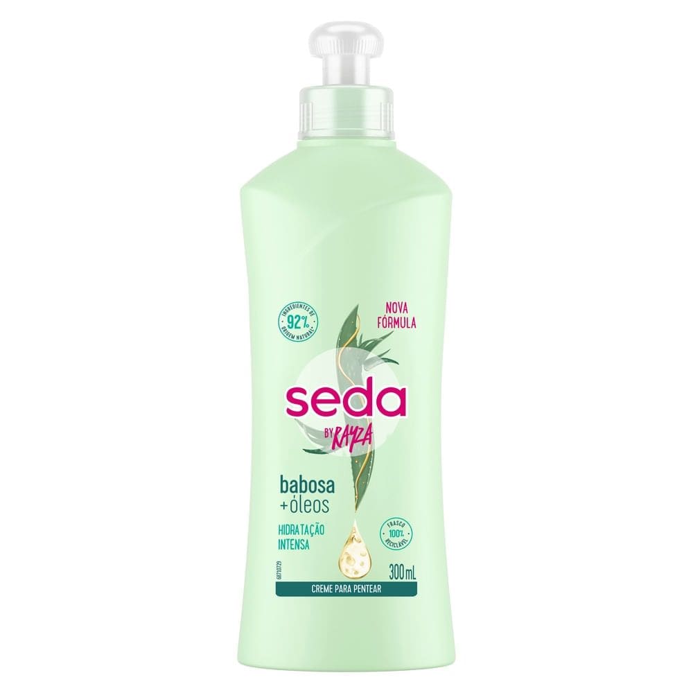 Creme para Pentear Seda By Rayza Babosa e Óleos 300ml