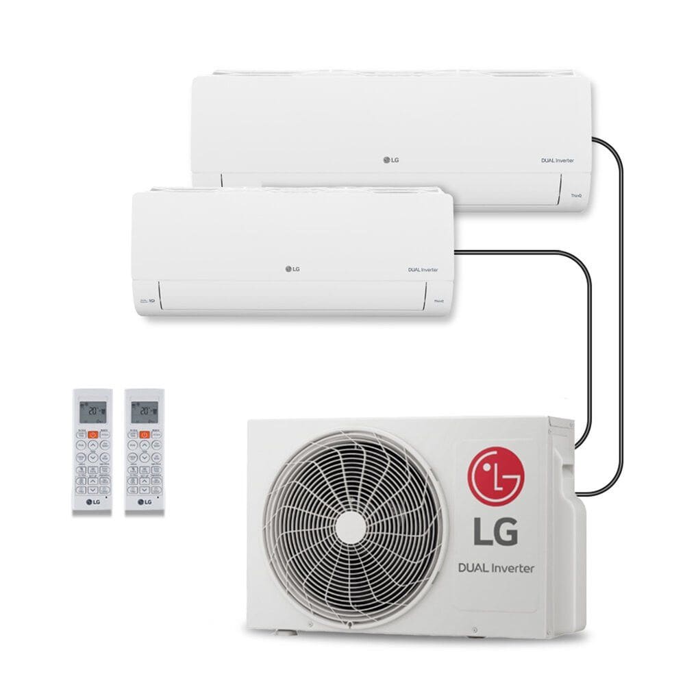 Ar Condicionado Bi-Split LG 16000 BTUs (9+12 BTUs), Frio, Inverter - S32Q16SA212