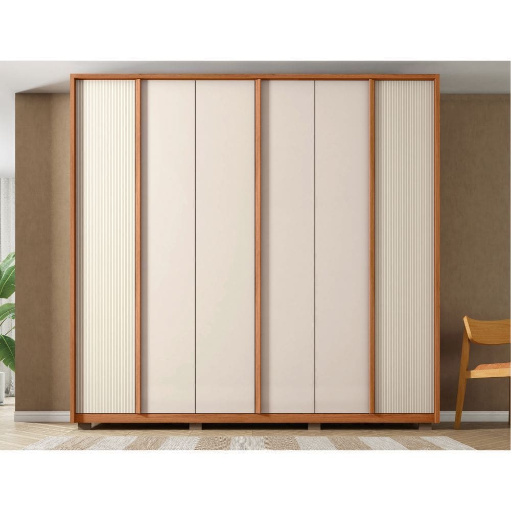 Guarda-Roupa Caemmun Topazio 6 Portas 4 Gavetas Moderno
