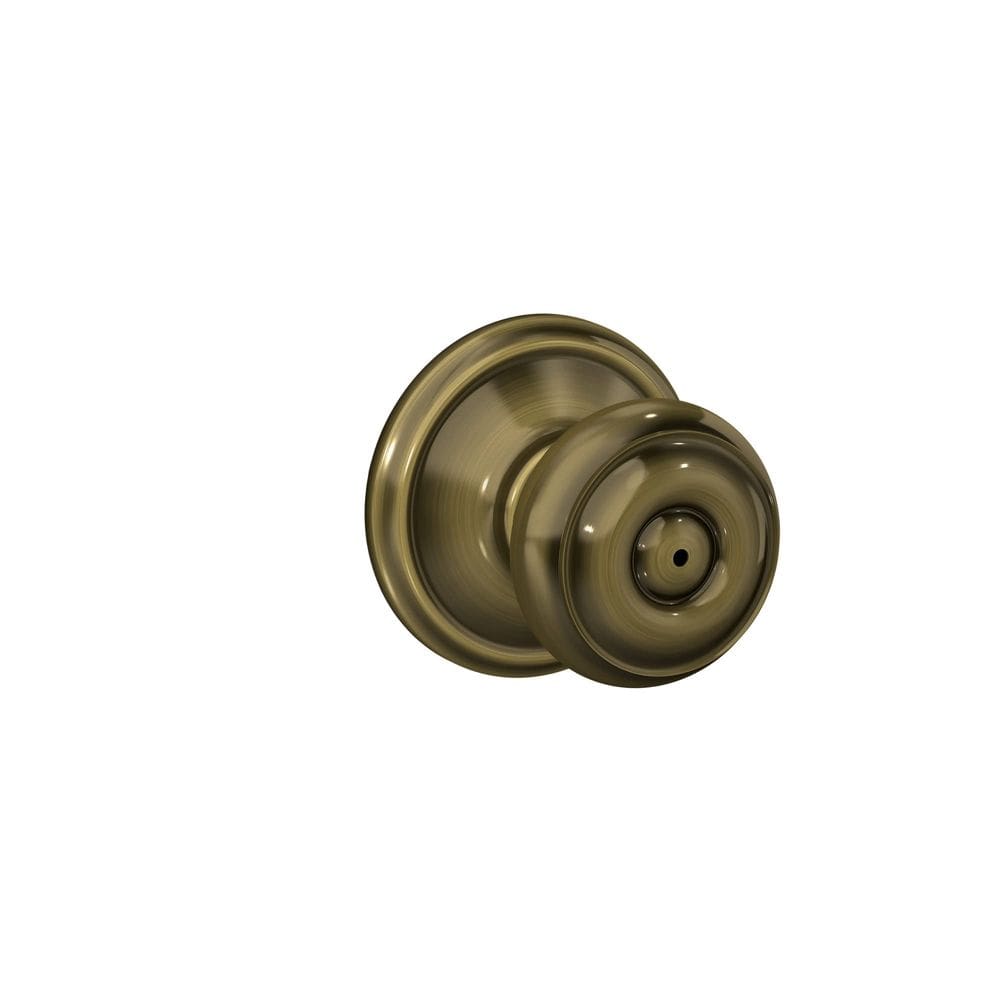 Fechadura de privacidade em latão antigo Schlage F40 V GEO 609