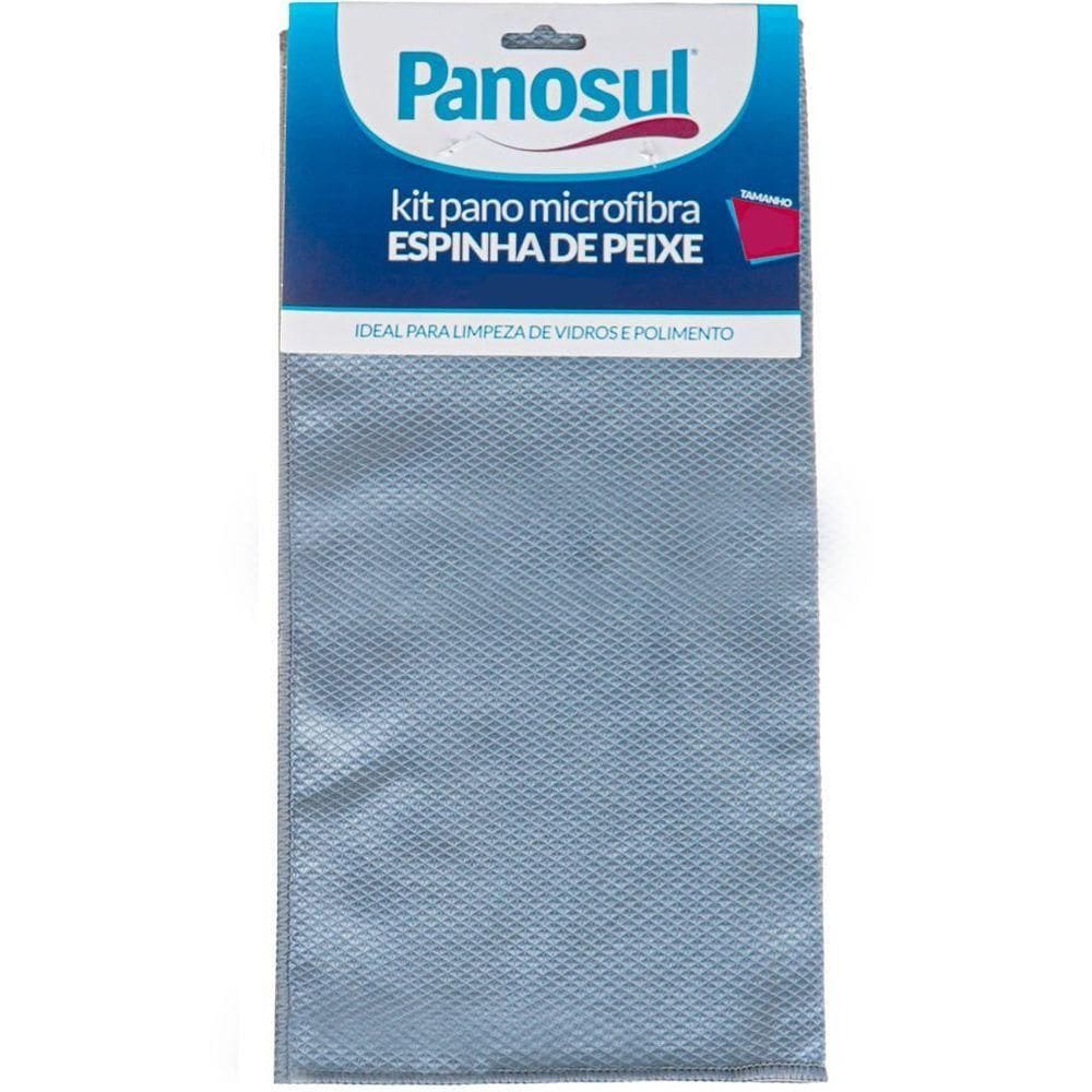 Kit 12 Pano 40x60 Espinha De Peixe Microfibra Super Absorção Panosul