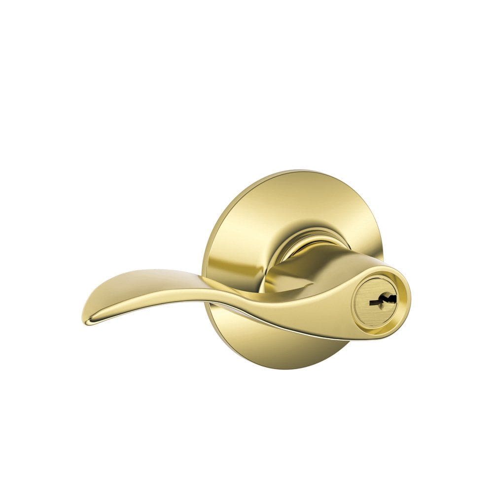 Alavanca de entrada SCHLAGE PB Accent para portas de 35 a 45 mm de espessura