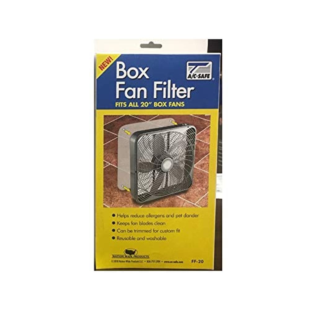 Filtro de ventilador AC Safe Poliéster 20x20cm com 1 filtro + 4 clipes