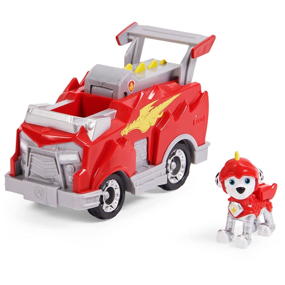 Carro de transformação Toy Paw Patrol Marshall Rescue Knights