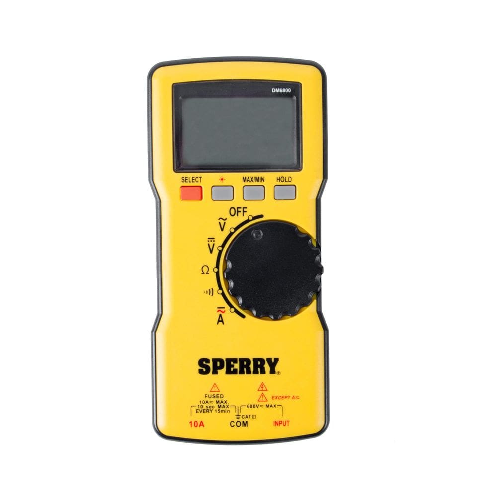 Multímetro digital Gardner Bender Auto Ranging 600V 10A Amarelo